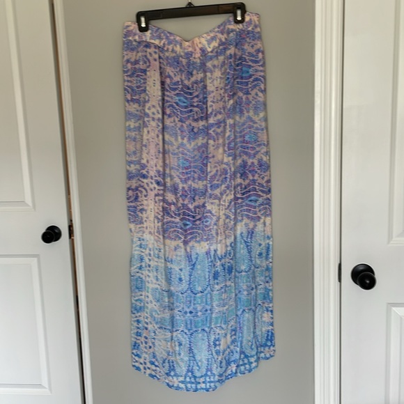 Anthropologie Maeve Waimea Silk Maxi Skirt - Picture 9 of 13